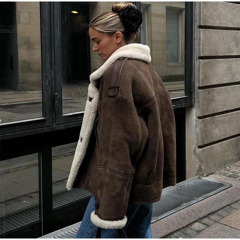 Manteau Chaud en Laine d'Agneau – Tendance et Douillet